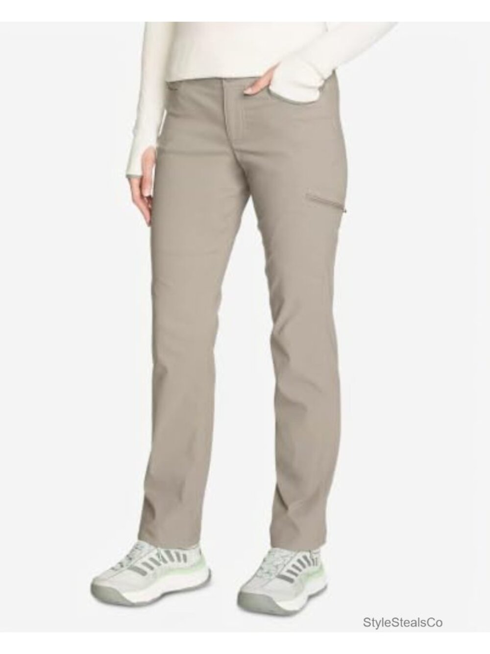 Women's Hiking Cargo Pants UPF 50+ Nylon Spandex Athletic Fit